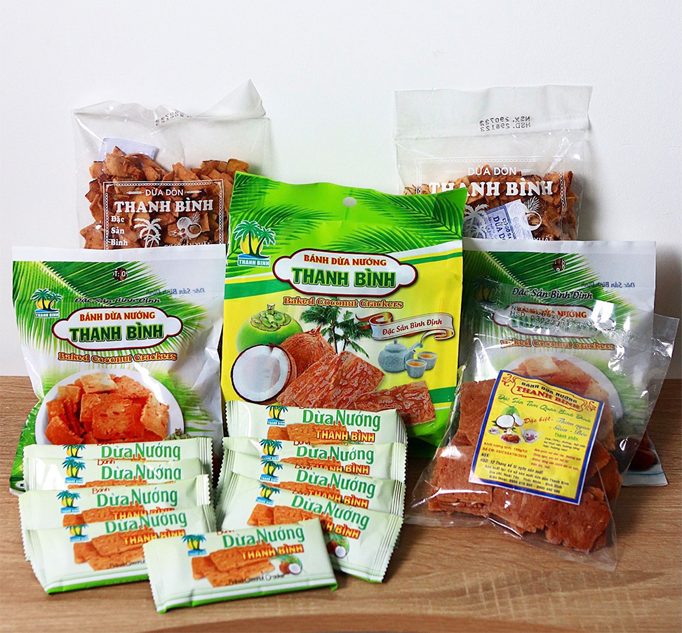 Nguồn sỉ dừa sấy giòn và bánh dừa nướng toàn quốc