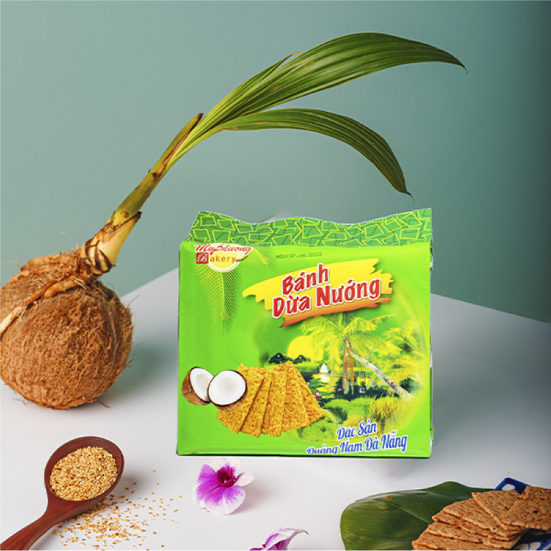 Bánh dừa nướng Mỹ Phương là đặc sản nổi tiếng của Đà Nẵng