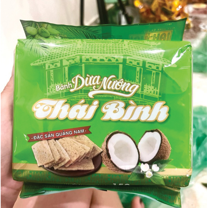 Bánh dừa nướng Thái Bình thơm ngon