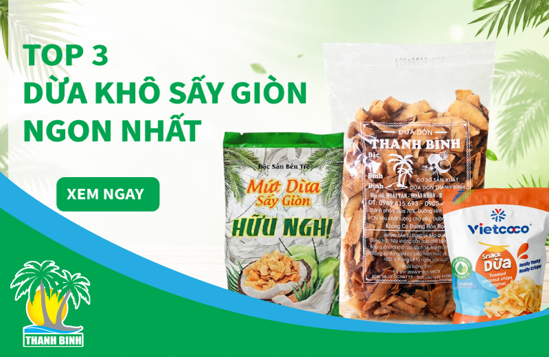 dừa sấy khô ngon nhất