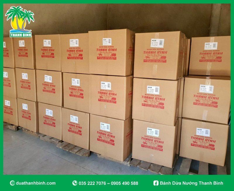 Chính sách bán sỉ và phân phối bánh dừa nướng tại Dừa Thanh Bình