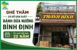 cơ sở sản xuất bánh dừa nướng Bình Định