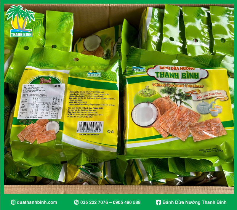 Quy trình sản xuất tại Cơ sở sản xuất bánh dừa nướng Bình Định